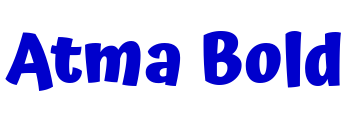 Atma Bold шрифт